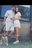 Wore this dress for Easter. Thought it was gonna be a little tight on the shoulders and the crotch area because I'm taller, but it wasn't. I love that I have the option of tightening it in the back to fit even more perfect. - Casey V.