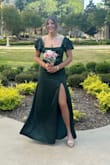 This dress was so comfortable, and fit like a glove. The material had a little bit of stretch to it, which I think is perfect, as I am hoping to be able to wear it again in the future. It didn't feel cheap at all, and material was thicker. I would recommend this dress; it's classy and can be worn for multiple occasions. - Riley M.