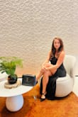 Incredible purchase in every way: material is thick yet stretchy, it travels well with no wrinkles, the fit is amazing, no bra needed as the material offers plenty of support, comfortable and sexy!!! I felt really good in it, don't think twice about it - Ravena D.