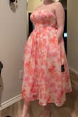 I wanted to love this so bad. I love tulle and the bustier?! I was sold at first sight! But unfortunately it does stick out a lot! I felt like a muffin! Not a cute one. I think if the sides went down more, that would make it flattering. - Kayla B.