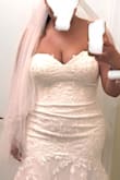 I got this veil for my wedding blessing, and it was everything I had been searching for. It's beautifully delicate and added such an ethereal touch to my bridal look. I wore it with a simple, elegant dress, and it elevated the whole outfit. The length was just right, long enough to feel dramatic but still light and comfortable to wear. I honestly can't believe the price for the quality. It looks and feels like something way more expensive. I'm so happy I found it on Lulus, totally worth it! - Andrea R.