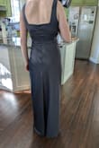 It is just as pictured. I did need to steam it to get the wrinkles out from shipping. She was beautiful in this dress. - Katy M.