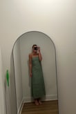 It was a very cute dress, just meant for someone with a little more shape, I think! The sizing was good, just made me look like a box but I am a bit shapeless! - Lauren B.