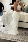 I really loved this dress, but I just felt it was too casual for my venue location. The fabric is very breathable and hugs you in all the right places. Very comfortable and true to size! - Andrea M.