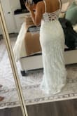 felt like a bride! But feel this dress would look better strapless. The straps feel very cheap and take away from the dress. Loved the embroidery though! - Andrea M.