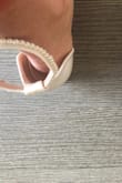 I would like a 9 1/2 shoe size, but it wasn't available. I tried it today, and size 10 is too big for me. I would like 9 1/2. If not, I can ask for 9. - Grace H.