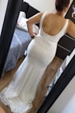 I really loved the way the dress fit. The materials are soft and very good quality. I really recommend this type of cut. It's a wonderful dress. - Alejandra M.
