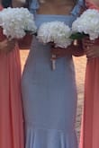 I initially bought this dress for a wedding (as a guest), and I loved it! I owned this dress for 2.5 years, and I frequently wore it, before a small tear formed at one of the side seams. I just repurchased this dress because I've liked it so much. It's very flattering. I have a smaller upper body & hold more weight on my lower body & this dress fit perfectly. Got a size S. - Maria P.