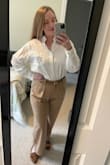 These pants have become a go-to staple in my work wardrobe. They are comfortable and sleek, and they are thin enough to not be too hot/uncomfortable in the office. I would buy them in so many colors! - Rachel B.