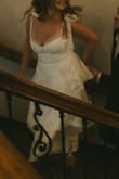 Wore this dress to my engagement photoshoot! It photographs beautifully. My only complaint is I couldn't get the straps to lay flat - they kept twisting. - Sarah G.