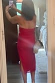 Wore to a friend's wedding! Got a lot of compliments and loved the way it fit me. I got it in small, but exchanged it for X,S which fit me much better. High quality fabric. - Belle S.
