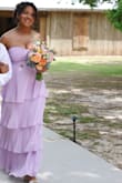 I wore this for my best friend's wedding and it was perfect it stayed up the whole day and night I even wore it out to a bar after the wedding. - Kimberly R.