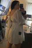 This dress is so flowy and beautiful! I feel comfortable in it. Can't wait to wear it in June. - Christine W.