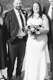 I'm so happy with this dress! I was so scared it wouldn't fit, but it's perfect and has great stretch. The material feels so comfortable and well made. I can't wait to wear it on my wedding day. - Christine W.