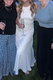 5/5 Stars!!! I was struggling to find a dress for my engagement party, and this one was the ninth one I'd tried!! I absolutely loved this dress!! The fabric is soft, feels expensive, and photographs so well! The back is flattering, I got so many compliments, and felt so beautiful all night! - Charlotte P.