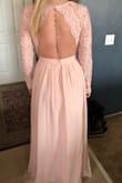I love this dress! It fits so well! The dress and sleeves are long enough which is hard for me to find dress that are. - Rachel D.