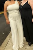 Wore this for my rehearsal dinner at my wedding and it was very comfy. I'm short so it was very long for me, and I wasn't able to get it hemmed in time. The top fit well and the pants as well. - Gabe C.