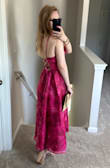 In love with this dress! Works great without a bra if you're a similar bra size to me, and makes your waist look amazing! - Amy F.