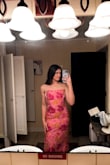 I bought this dress for a garden wedding that was held outside in Edisto Island, SC. I'm typically a medium but was very close to ordering a small based on the reviews. I stuck to my gut and chose medium since I have broader shoulders. It came in and was packaged great with lil coupons. I tried it on & when I tell you, obsessed. I was a tad skeptical because I'm small-chested and originally tried it on without a bra. For the wedding, I wore a strapless bra, and the dress was so snug and perfect. A tad tight to zip up, but it honestly wasn't too bad. No falling or budging. I got so many compliments and felt so beautiful in it. It was perfect!!! - Mary W.