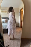 This dress is way more comfortable than I expected. It's pretty flowy, so I'm expecting it to be perfect for the dance floor!! It's also just really beautiful. I haven't actually worn it TO the wedding yet, but can update if for some reason, it doesn't hold up to my updated expectations. My hubby also likes it ;) - Hannah L.