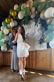 Purchased for my bridal shower. The dress fit amazingly and received so many compliments. The bow stayed secure through the whole event and the length hits just right. - Jackie D.