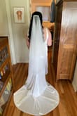 Absolutely loved this dress. We eloped lakeside at a family friend's house. It was beautiful and so comfortable. 10/10. Especially considering I wasn't sure what size I was since I ordered it online. The veil is actually from Lulus as well! - Victoria A.