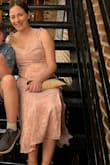 Gorgeous dress! It was so comfortable and I loved that you could tie the straps to the appropriate length for you. It fit perfectly! - Katie M.