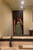 Loved the overall feel and fit of the dress. I was able to wear the straps both up and down, so I really liked that for when it came time to dancing. Fit perfectly and no alterations had to be made. - Lauren M.
