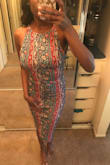 Get this dress, you need it in your life. 

-Comfortable material
-Fantastic pattern
-Easy to dance in 

An easy day to night piece- this dress is a must have!! - Mimi L.
