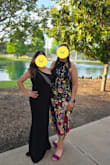 I love the dress! I got many compliments! I do have larger hips as to why I got an XL, so anything above the hips the was a little too large for me, but it still worked out. - Jackie D.