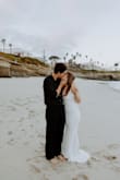 This dress was perfect for our engagement photoshoot. The material is thick and high quality. I would definitely recommend this dress to anyone looking for something stunning but also affordable. Photocredit: Yumiko Tan (@yumikotanphoto on Instagram) - Anna G.