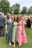 I received multiple comments when wearing this dress. It looks way nicer than the price would indicate. Very thick material and flattering! I did have to have it altered near the chest region, due to being a bit petite. It was also a little longer than I would have liked, but didn't alter that. Loved it though! - Lauren F.