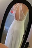 I usually would have ordered a small, but from reading other reviews I ordered an xsmall and it fit perfect. Looking forward to wearing it to my rehearsal dinner. - Paige K.