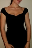 Cute and fun little black dress. The waist to chest proportions were slightly off, but still super cute. - Emily C.