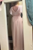 I can see what others mean when they say it's kind of heavy. But to me, it's not insufferable. It's perfect for a windy day. I'm 5'5 and have long legs (33.5 inch inseam), and this dress is on the floor, so I would wear some kind of wedge or heel with this. - Nicole S.