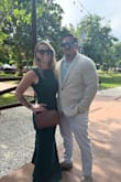 This was an absolute show stopping dress. I received so many compliments. I honestly didn't want to take the dress off. The material is a bit heavy, but it didn't bother me. - Erica K.