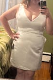 It's very flattering and true to size. The bow is really big. - Samantha S.