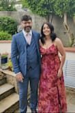 Ordered this dress for a friend's wedding. So pretty and comfortable. I'm normally a size UK 12-14U or L but ordered this in XL, going off reviews of it being small fitting, and it was perfect. - Siobhan P.