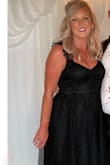 I truly loved this dress style! I wished I would have chosen a size down however, it still fit nicely and was comfortable to wear all night. Classy yet fun, this is a great wedding guest dress. - Ashley P.