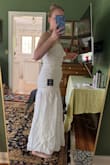 I love this dress, but it was too small for me. It would make a great bridal shower or bachelorette event dress. - Brianna H.