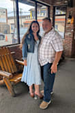 fits true to size, was able to wear a regular bra, I sweat a lot and didn't have a problem with sweat stains, such a pretty dress to attend my little brother's high school graduation. I will be wearing again, recommending, and buying more! - Gianna D.