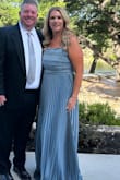 The material was lightweight and formal enough to wear to black tie wedding! Was just hard to steam some of the wrinkles out, but overall got several compliments. - KARIE S.