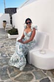 Arrived fast. Fabric is flowy and perfect for outdoor weather. I felt great in it and got tons of compliments. - Sheila R.