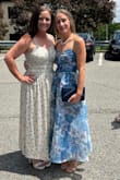 I wore this for my husband's Air Force retirement and got so many compliments! I felt so pretty and comfortable and "official" as the wife. It is slightly tight on the ribs, but I'm lacking in the bust area so anything looser would not work. - Heather G.