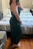 This dress is perfect for hourglass or pear-shaped girls with curves. Fits TTS, material does not feel cheap and the straps are adjustable, allowing you to get the perfect fit. I love it - Joanna C.