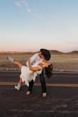 Loved this dress in my engagement photos! - Baylee H.