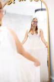This dress is absolutely GORGEOUS! I loved so much for my wedding. The front is a little bit too open for the occasion, but I would not change it! It's really beautiful, the fabric and the fitting is amazing. 100% recommended! - Zarahys Z.