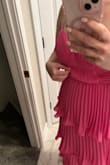 I REALLY wanted this to work but it just didn't fit right, or lay right on my body. The fabric under the bust area was bulging and looked weird. Returning. - Jessica Z.
