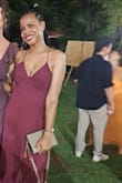 This dress was perfect for a tropical wedding in Cancún! It fits beautifully and is tall girl friendly!
My only complaint is that one of the straps broke as I was taking it off.
I am 5'10", 158 lbs, Size 6. - Sharmia A.