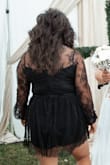 I absolutely love this romper. It looks like a dress, but surprise, it's shorts! I wore it to my best friend's backyard wedding, and it was perfect. The material is very comfortable with just the right amount of stretch, especially in the lace, which is also stretchy. I have a larger bust and ordered a Large, which fit perfectly. If you're looking for a chic, versatile piece that feels great and accommodates curves, this is a fantastic choice. Highly recommend checking the size chart, but the Large worked great for me! - Ruth W.